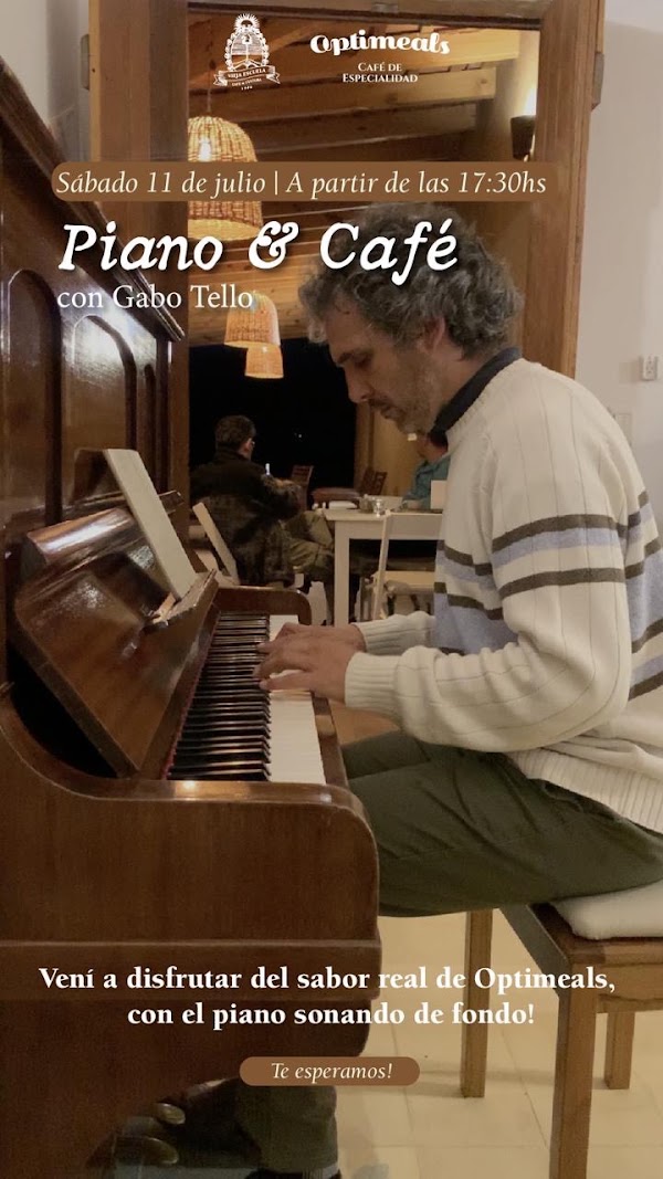 Piano y Café con Gabo Tello
