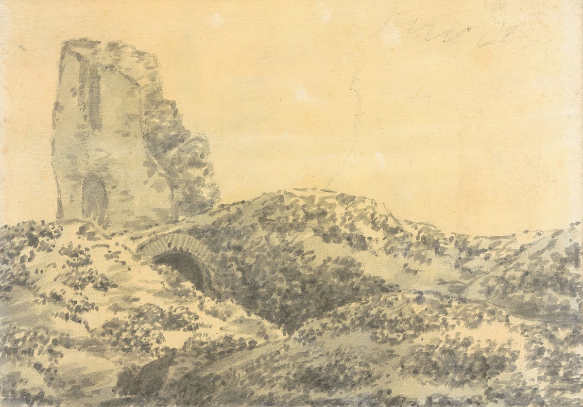 Ruined Roman Tower in a Landscape 177475