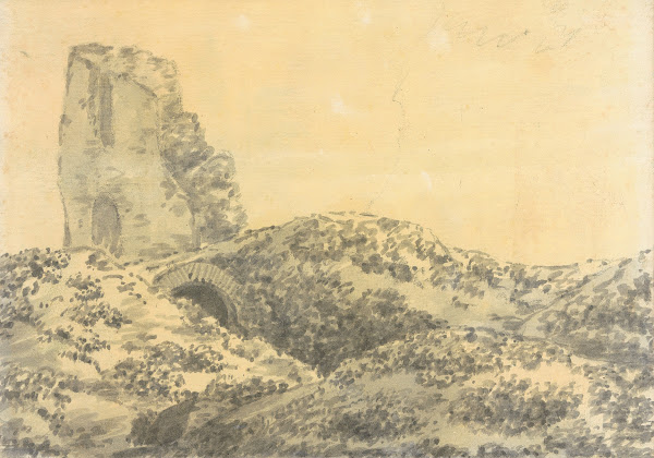 Ruined Roman Tower in a Landscape 177475