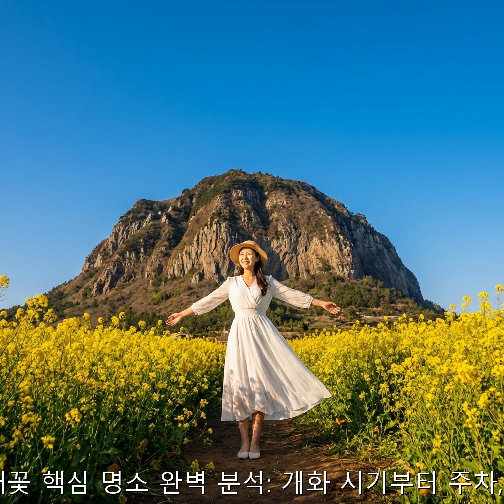 99%가 모르는 제주 산방산 유채꽃밭 (숨겨진 인생샷 스팟)
