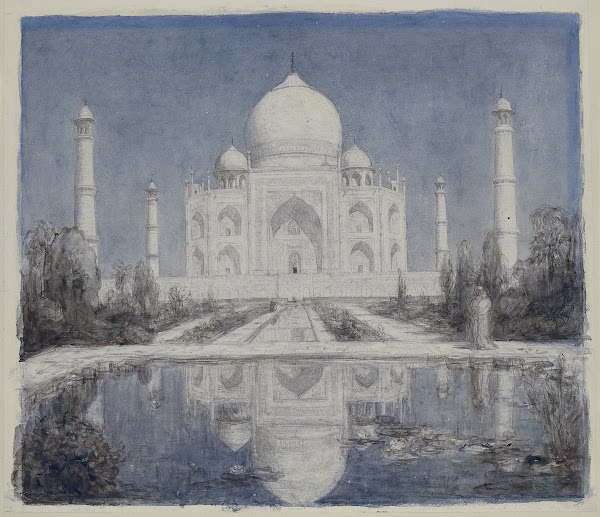 Taj Mahal bij maanlicht 1877   1932