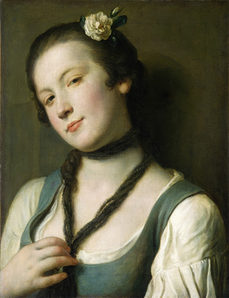 A Girl with a Flower in Her Hair 1760 1762