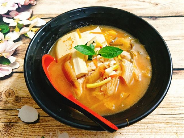 Canh Kim Chi Đậu Hũ Non