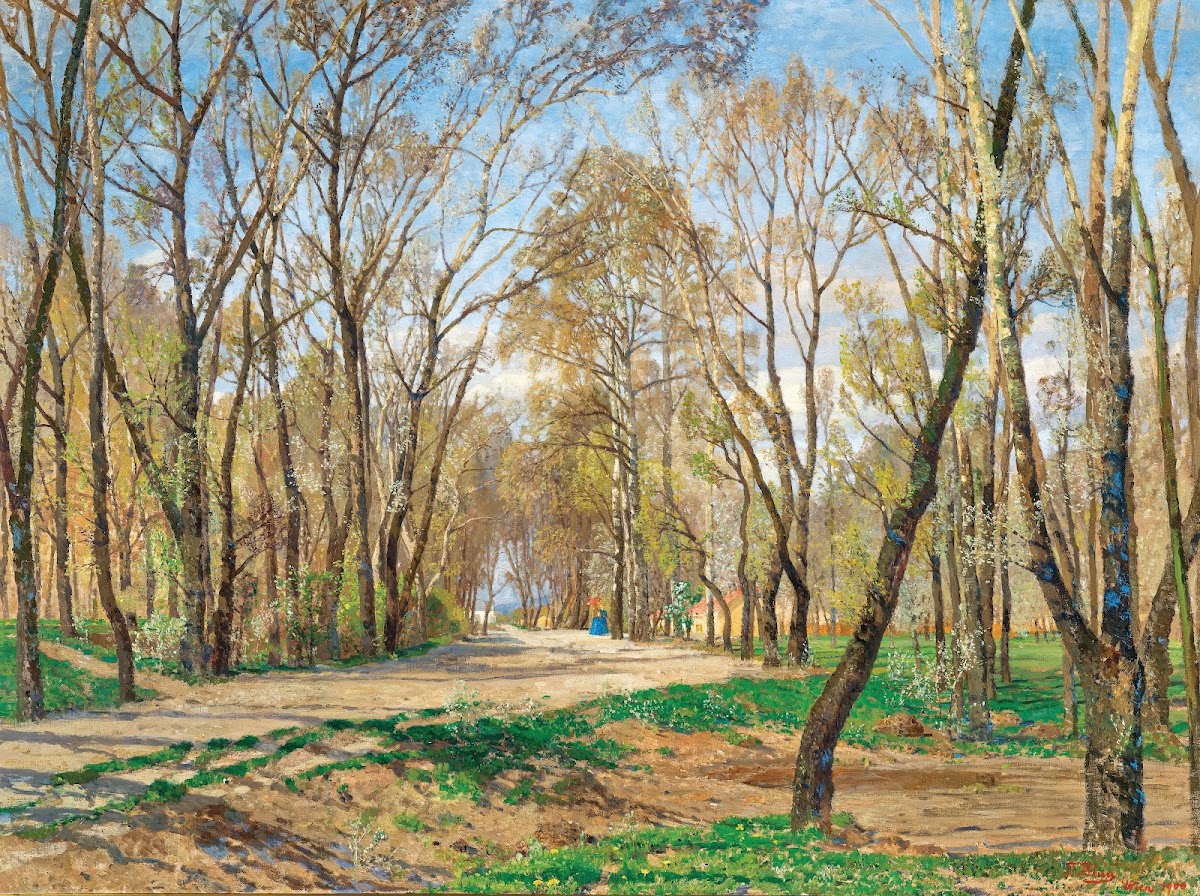 Frühling Aus dem Wiener Prater Spring from the Prater in Vienna 1900
