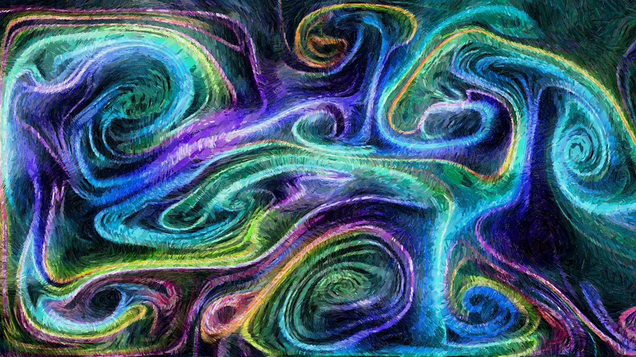 Neon, Paint Splash, Canvas, Acrylic, Colorful 4K Desktop Wallpaper