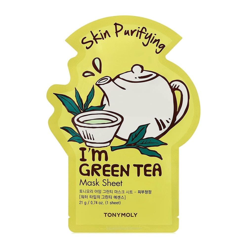 Mascarilla facial en tela TONYMOLY™ de té verde