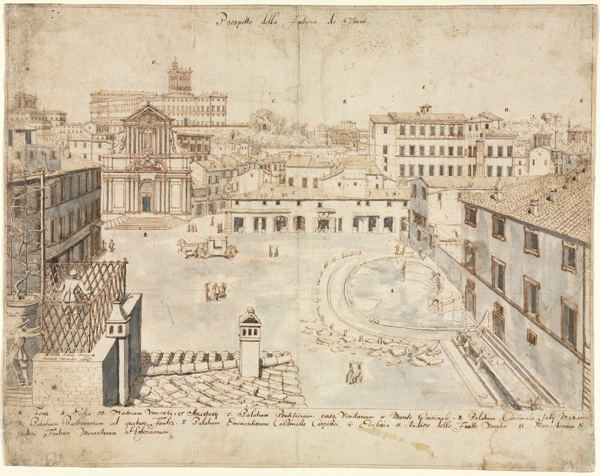 The Trevi Fountain 1665