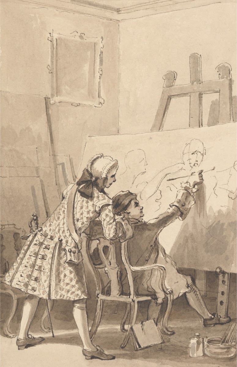 Hogarth painting The Ladys Last Stake in the Presence of Lord Charlemont 1817