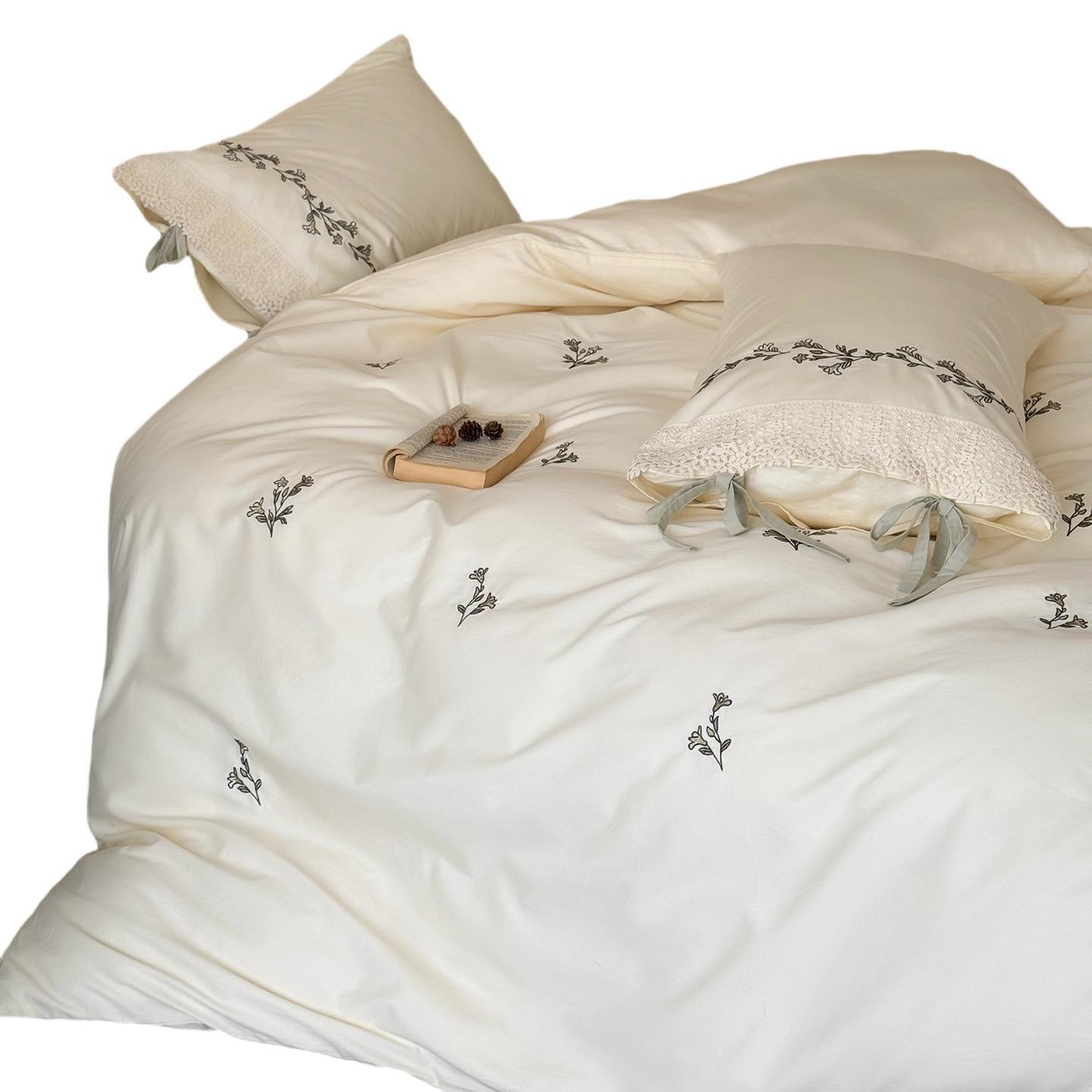 Winter Bedding Set, Long Staple Cotton, Embroidered