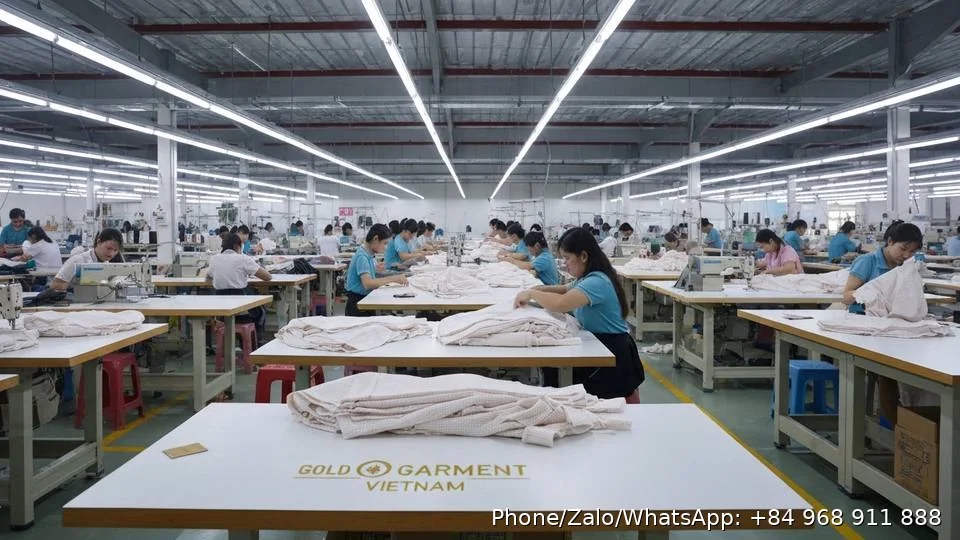 Floating Clothes Rack - Gold Garment Vietnam