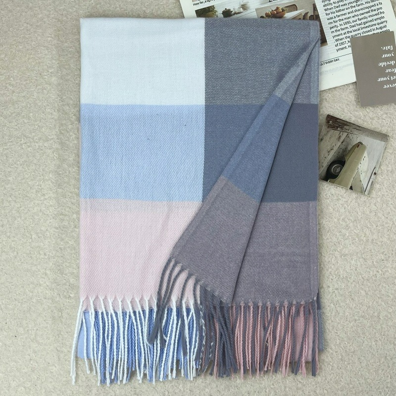 Karierter Schal aus Kaschmir-Imitat, 65x180cm