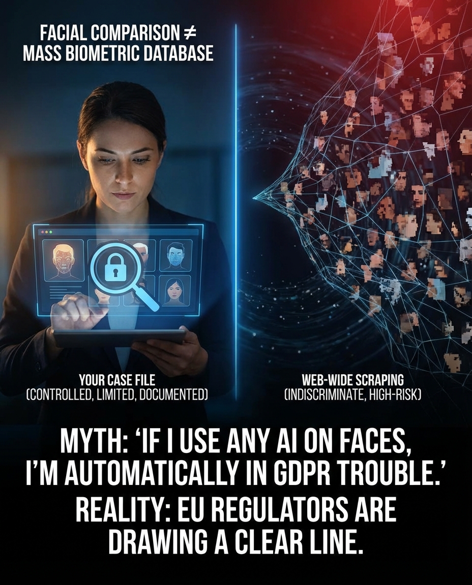 GDPR and Facial Recognition: The Line Investigators Keep Missing
