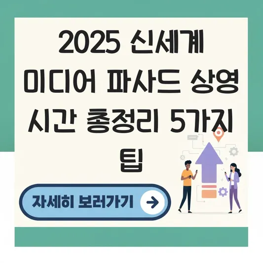 명동 신세계백화점 본점 미디어 파사드 상영 시간 대표 이미지