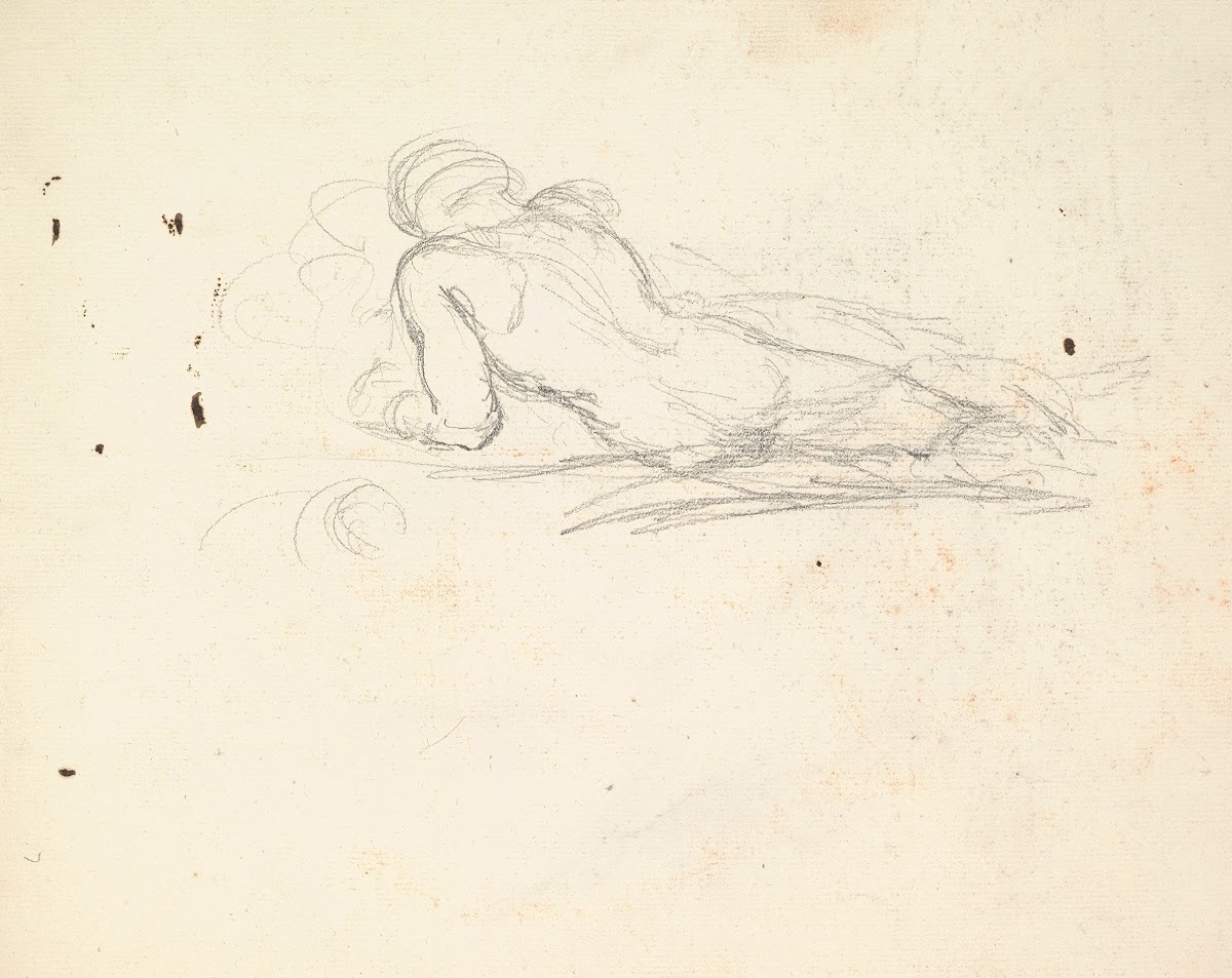 Reclining Male Nude before 1864
