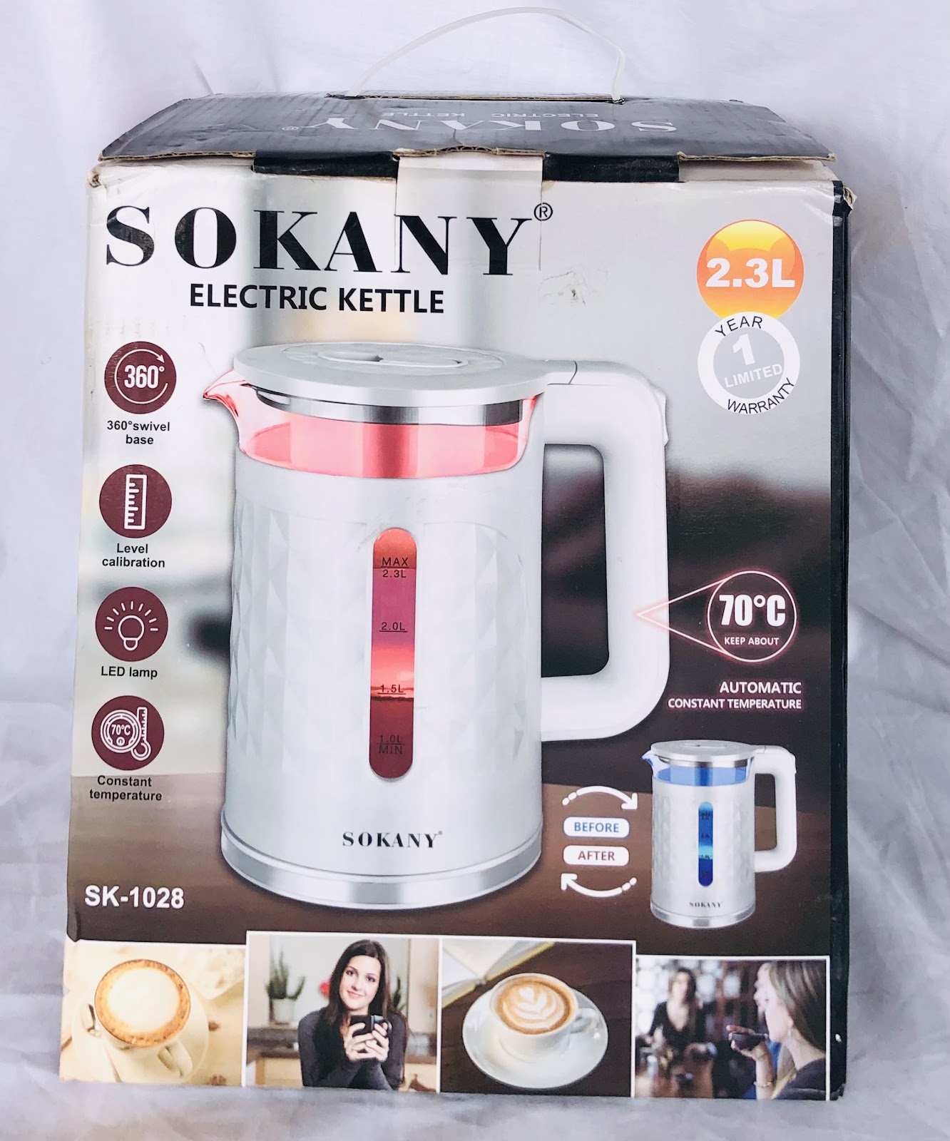 Photo 3 of Sokany Electric Kettle (SK-1028)