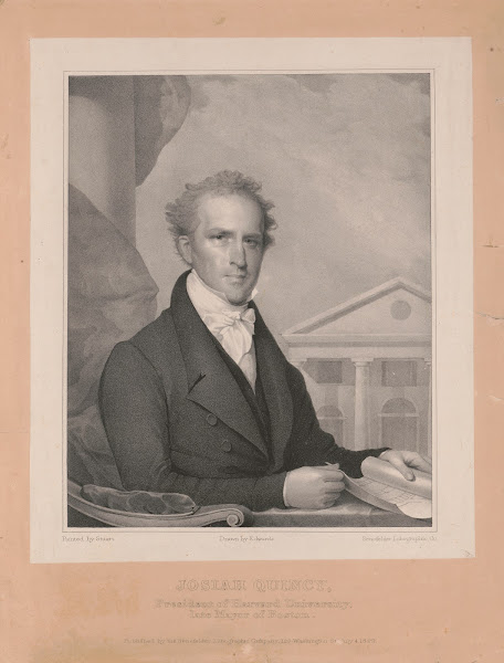 Josiah Quincy President of Harvard University late mayor of Boston 19th century