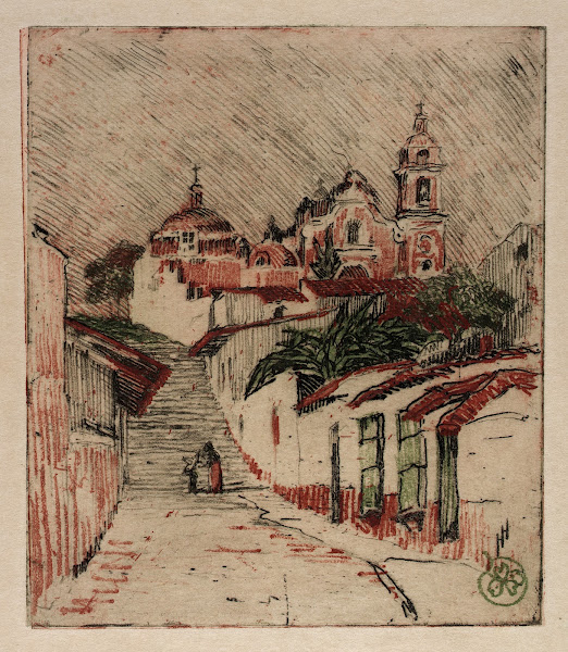 Church At Cuernavaca Mexico 1912