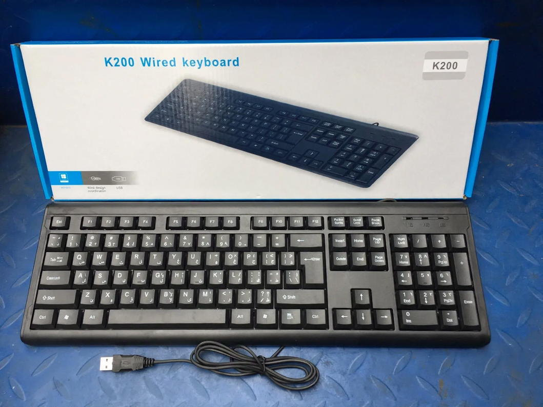 Wired Keyboard LD-618, USB, ABS