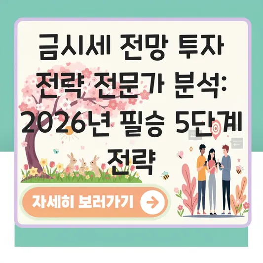 금시세 전망 투자 전략 전문가 분석