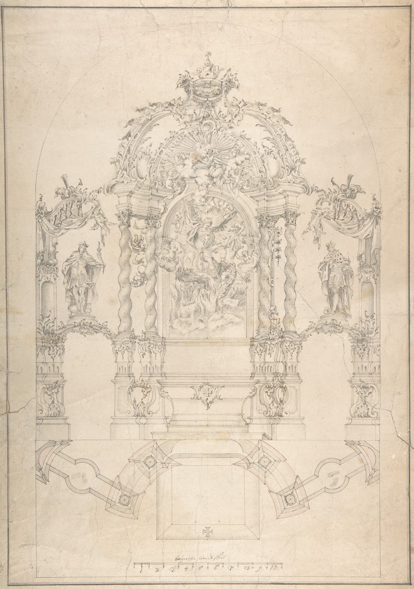 Design for an Alter with Saint Michael and the Dragon 171574