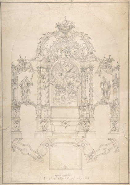 Design for an Alter with Saint Michael and the Dragon 171574