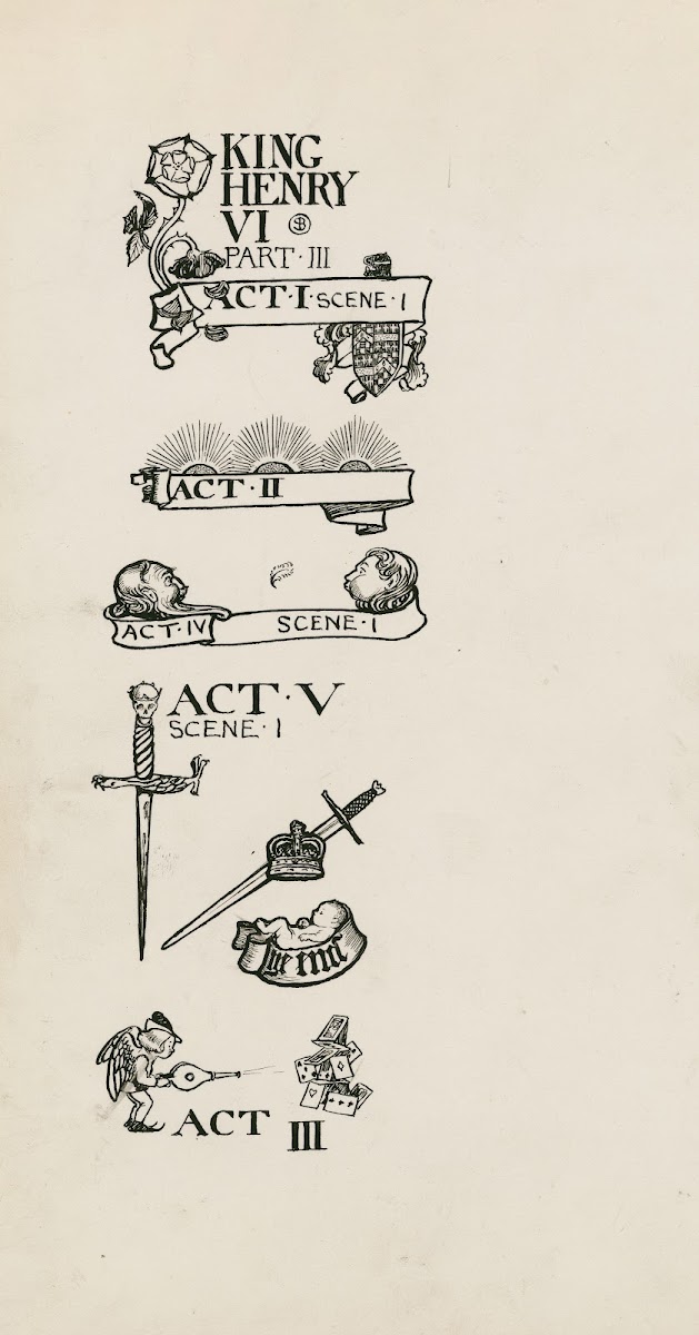King Henry VI part 3 Headings 1900
