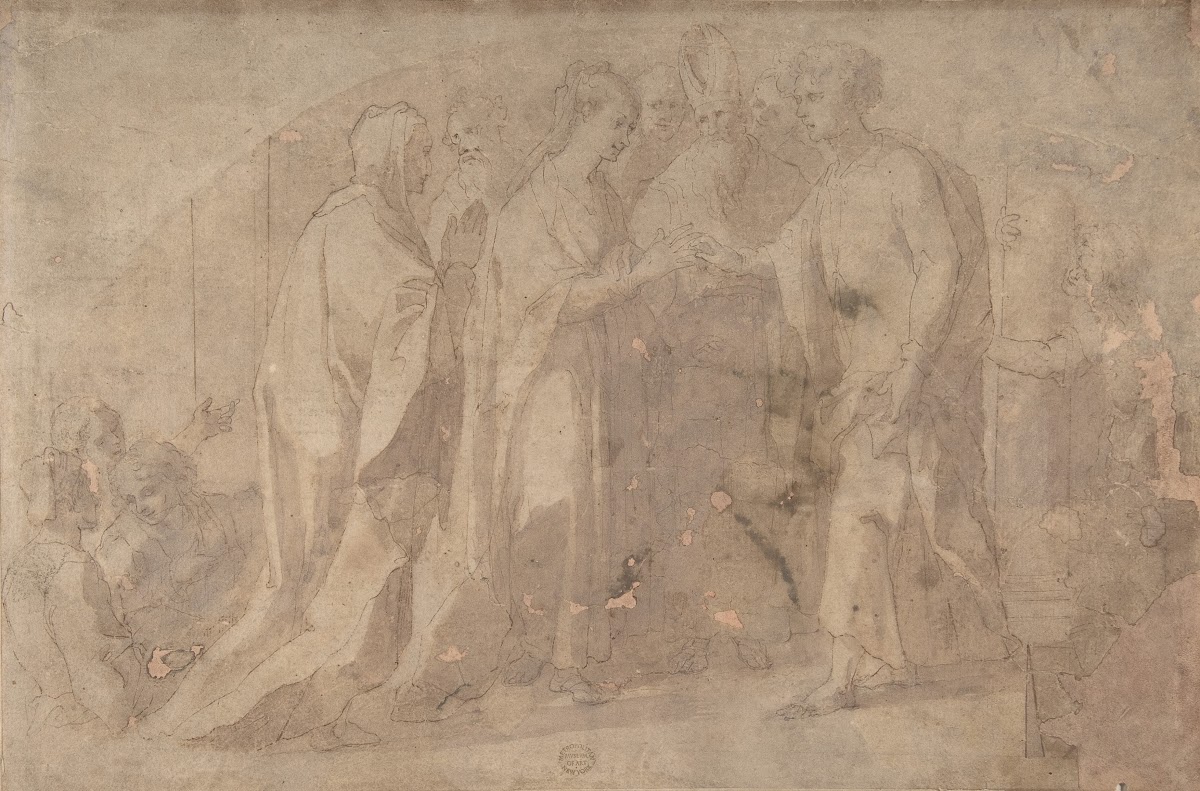 The Marriage of the Virgin Lunette 15801600