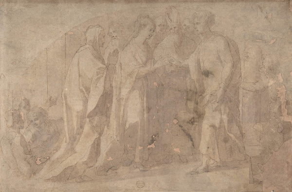 The Marriage of the Virgin Lunette 15801600