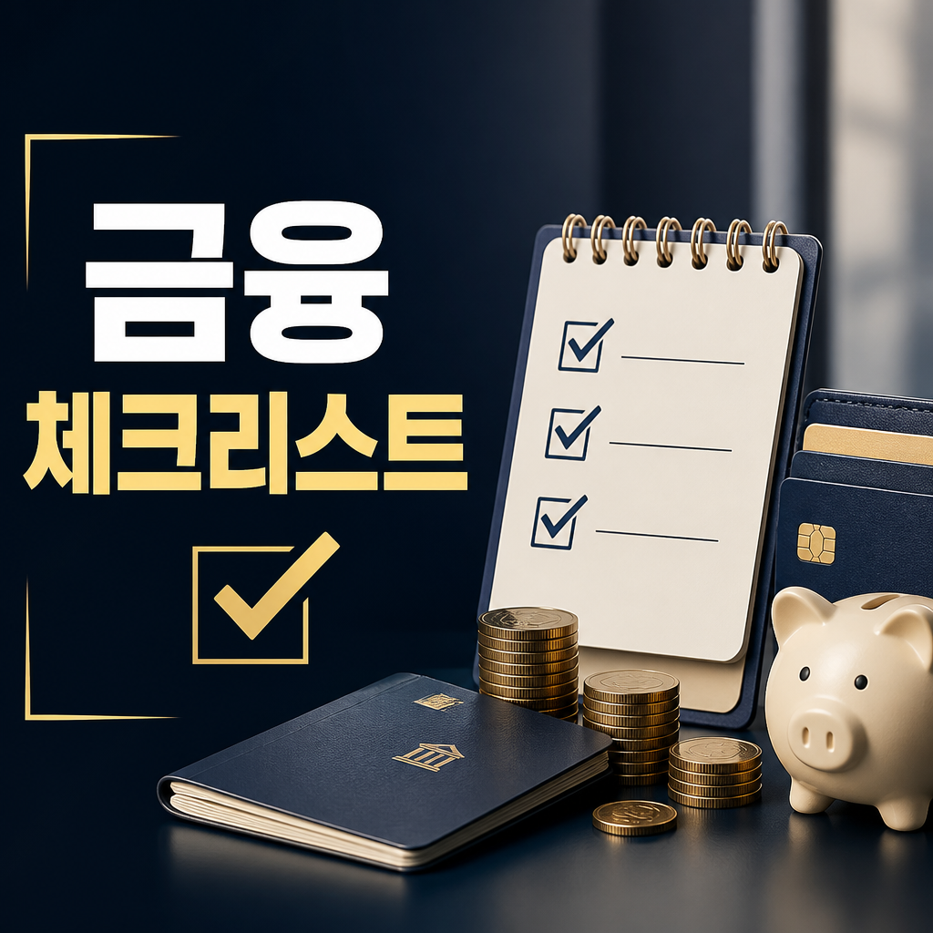 생활금융 과목 핵심 정리 - 상황별 체크리스트