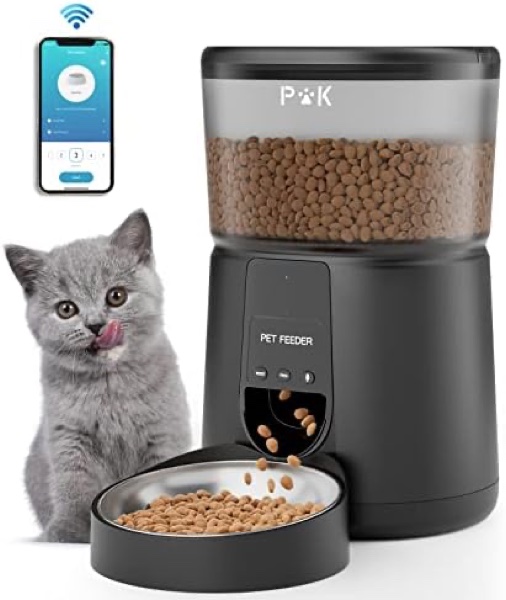 Puppy Kitty Comedero Inteligente con Control por App y Mensaje de Voz