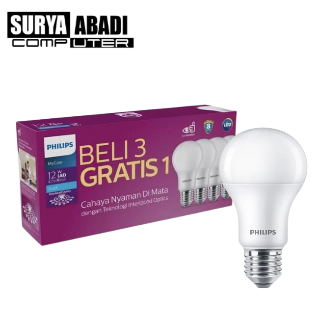 PHILIPS LED BULB 12W PAKET (ISI 4)