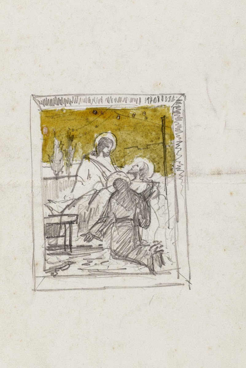 Etude pour la mort de saint Joseph 1898