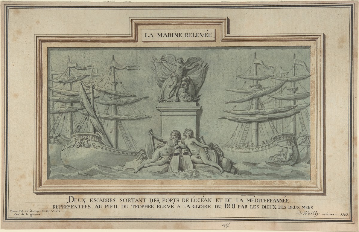 Study for Decoration of the Obelisk at Port Vendres 1783