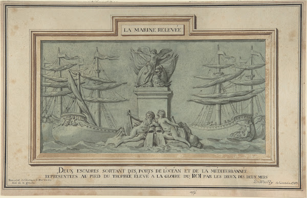 Study for Decoration of the Obelisk at Port Vendres 1783