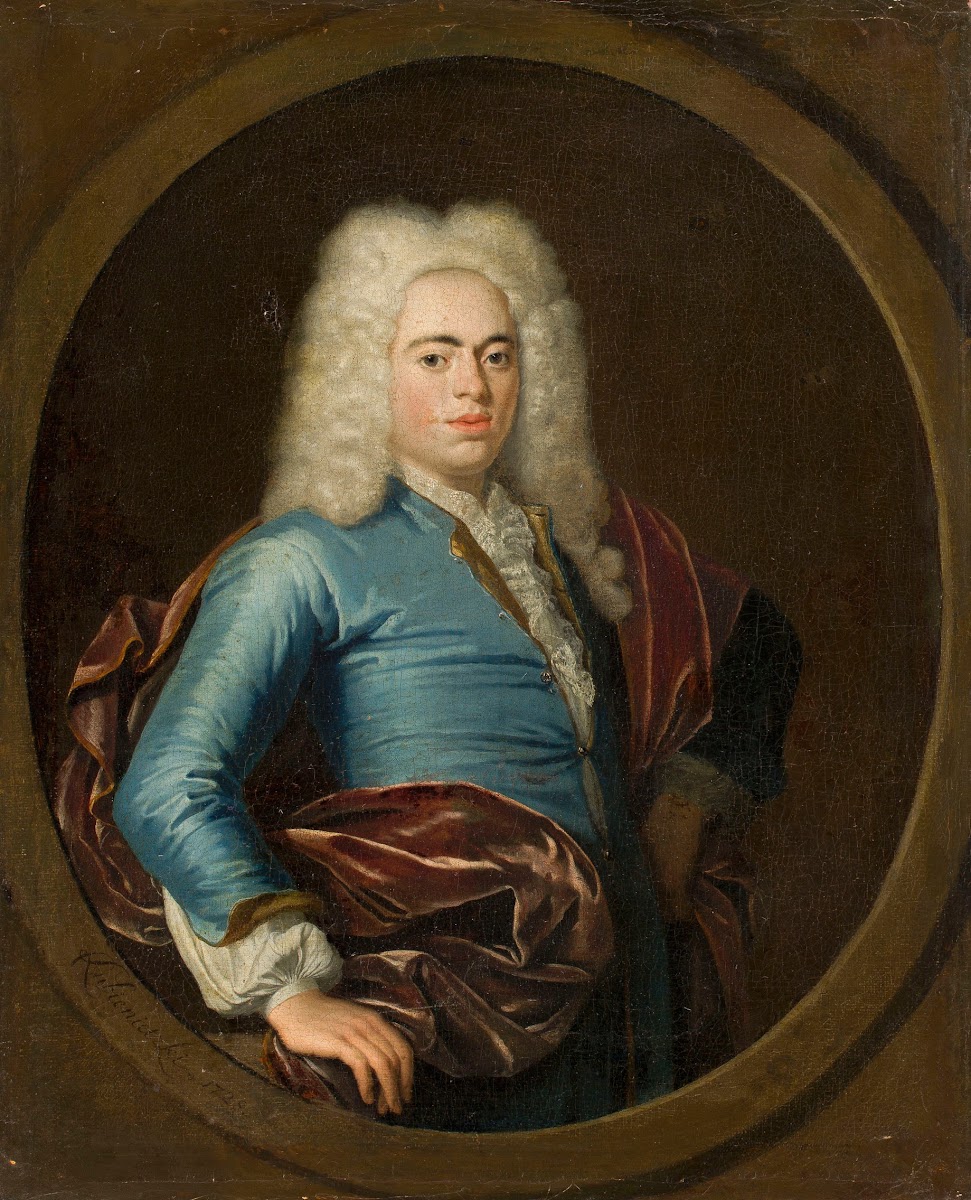 Portrait of a young man in a wig 1728