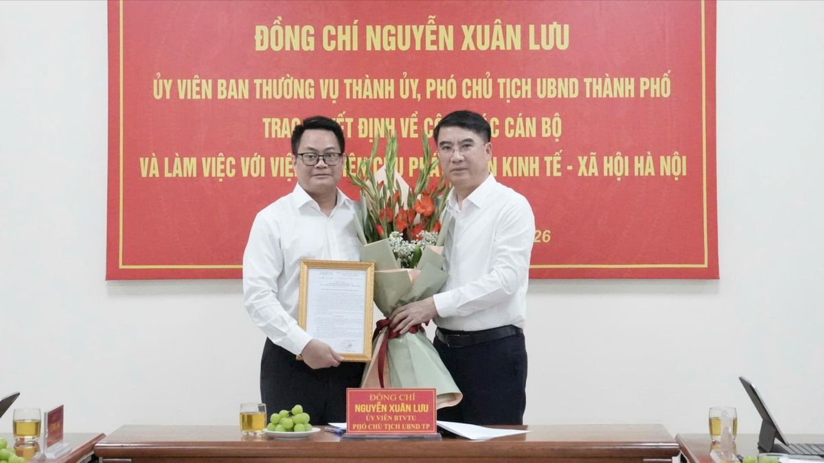 Viện Nghiên cứu phát triển kinh tế - xã hội Hà Nội có tân Viện trưởng - Đài Phát thanh và truyền hình Hà Nội