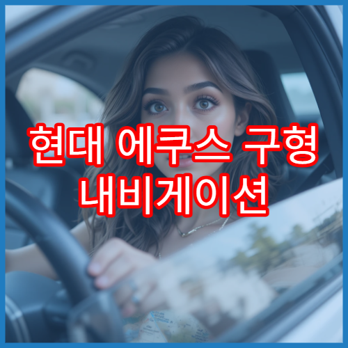 현대 에쿠스 구형 내비게이션 업데이트 되는지 확인