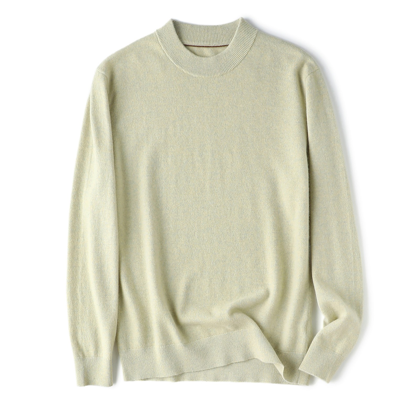 Herren-Wollpullover, Rundhalsausschnitt, Strick, Business-Casual