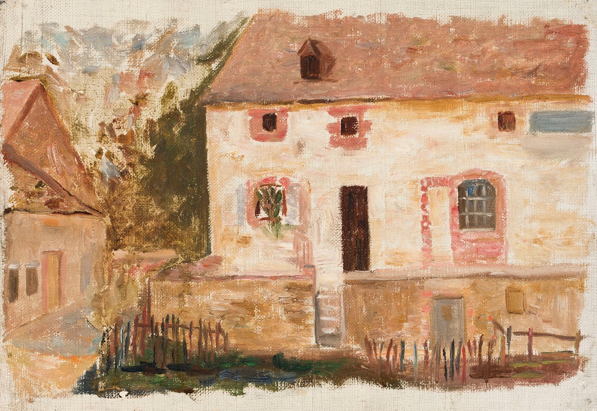 Dom ze sztachetami 1924