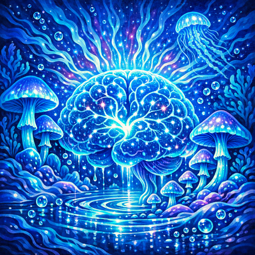 psilocybin neuroplasticity expressive and creative visual, brain wellness, lifestyle reinterpretation