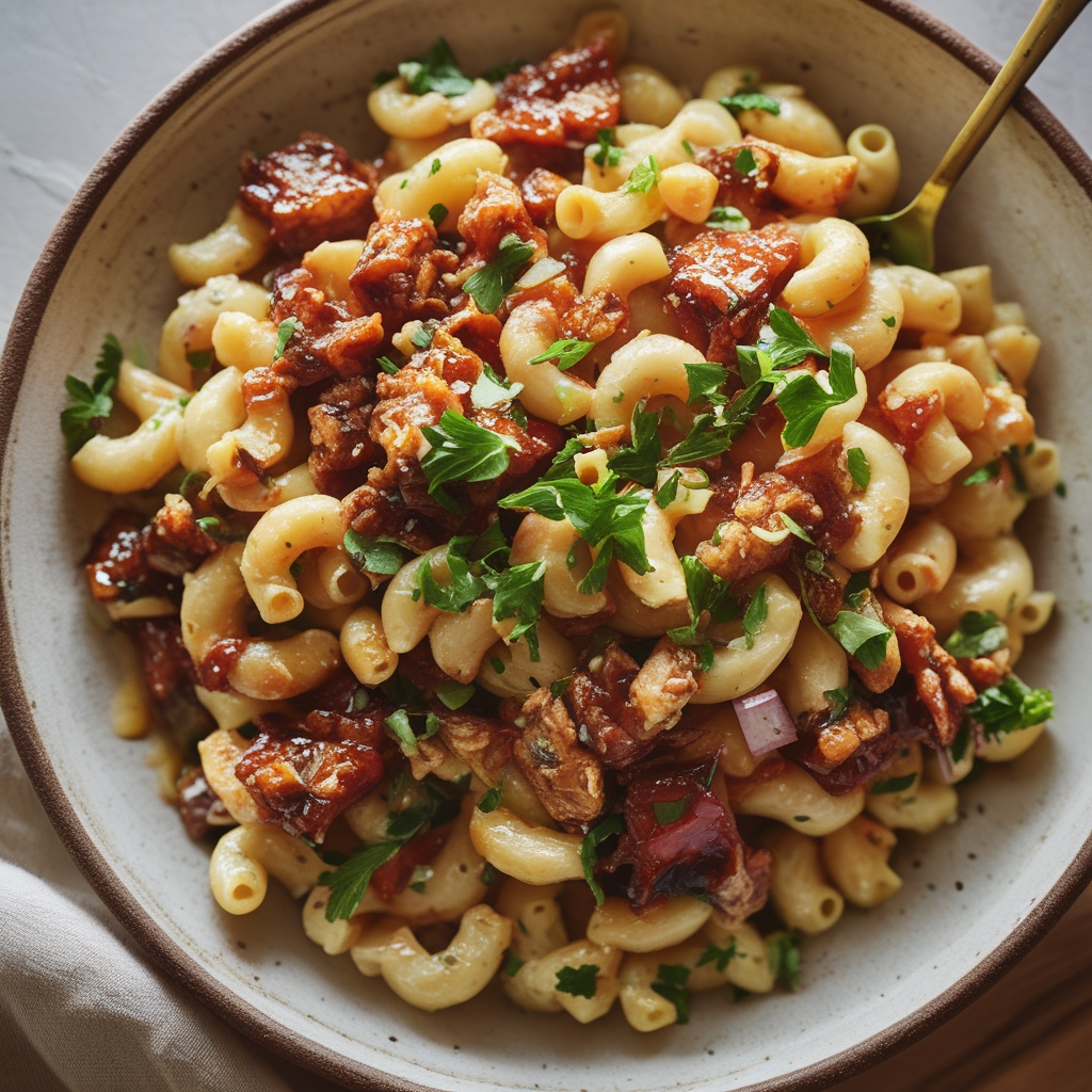 Ono Hawaiian BBQ Macaroni Salad Recipe - Easy & Homemade Comfort Food finished