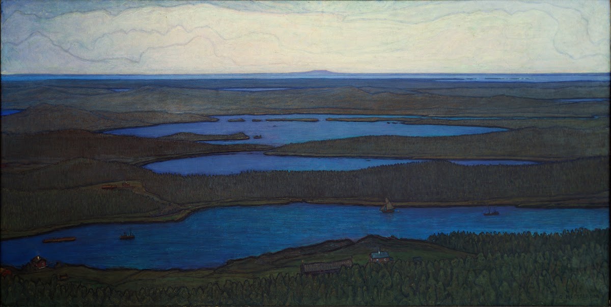 Over Forest and Lake 1908