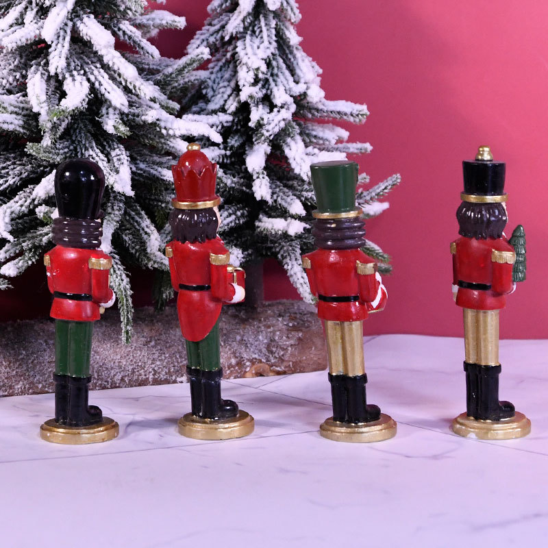 Nussknacker-Soldat, 15 cm, modernes Design, Kunstharz