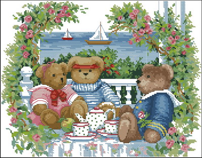 DIM00251 Teddy Tea Time