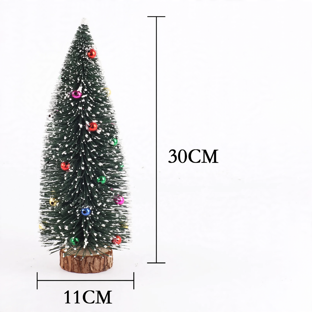 Mini-Weihnachtsbaum aus Kiefernnadeln, verschiedene Farben
