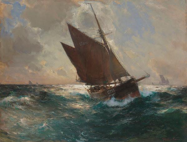 The Lowestoft Boat off Cornwall