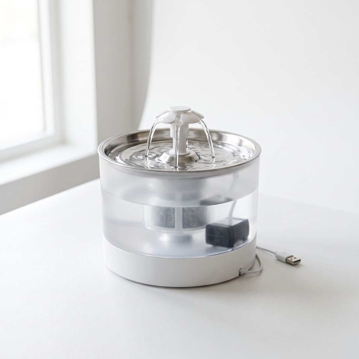 Best Cat Water Fountains for Indoor Cats (2026) - BEST BUDGET — PRODUCT SHOT