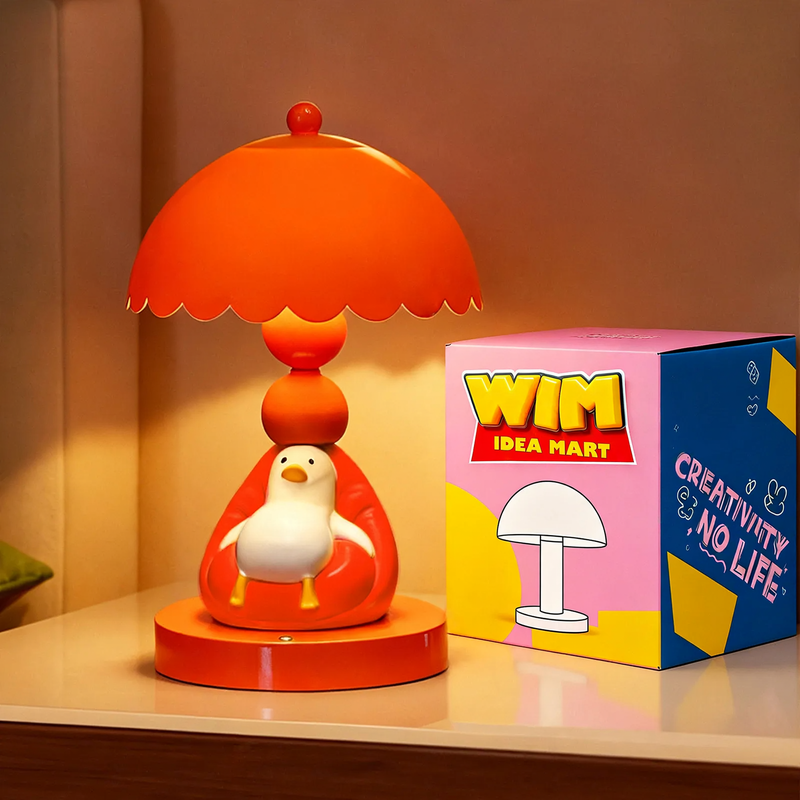 Duck table lamp, bedside lamp