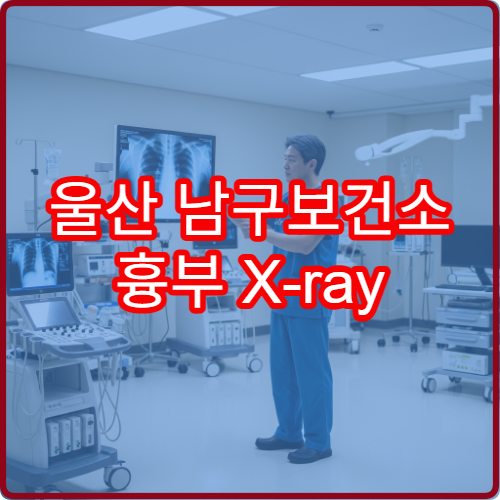 울산 남구보건소 흉부 X-ray 결핵검사 | 절차부터 결과 확인까지