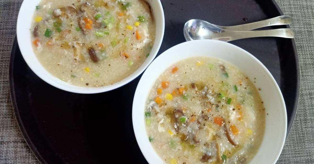 Cháo bào ngư sò điệp nấm hương siêu bổ dưỡng